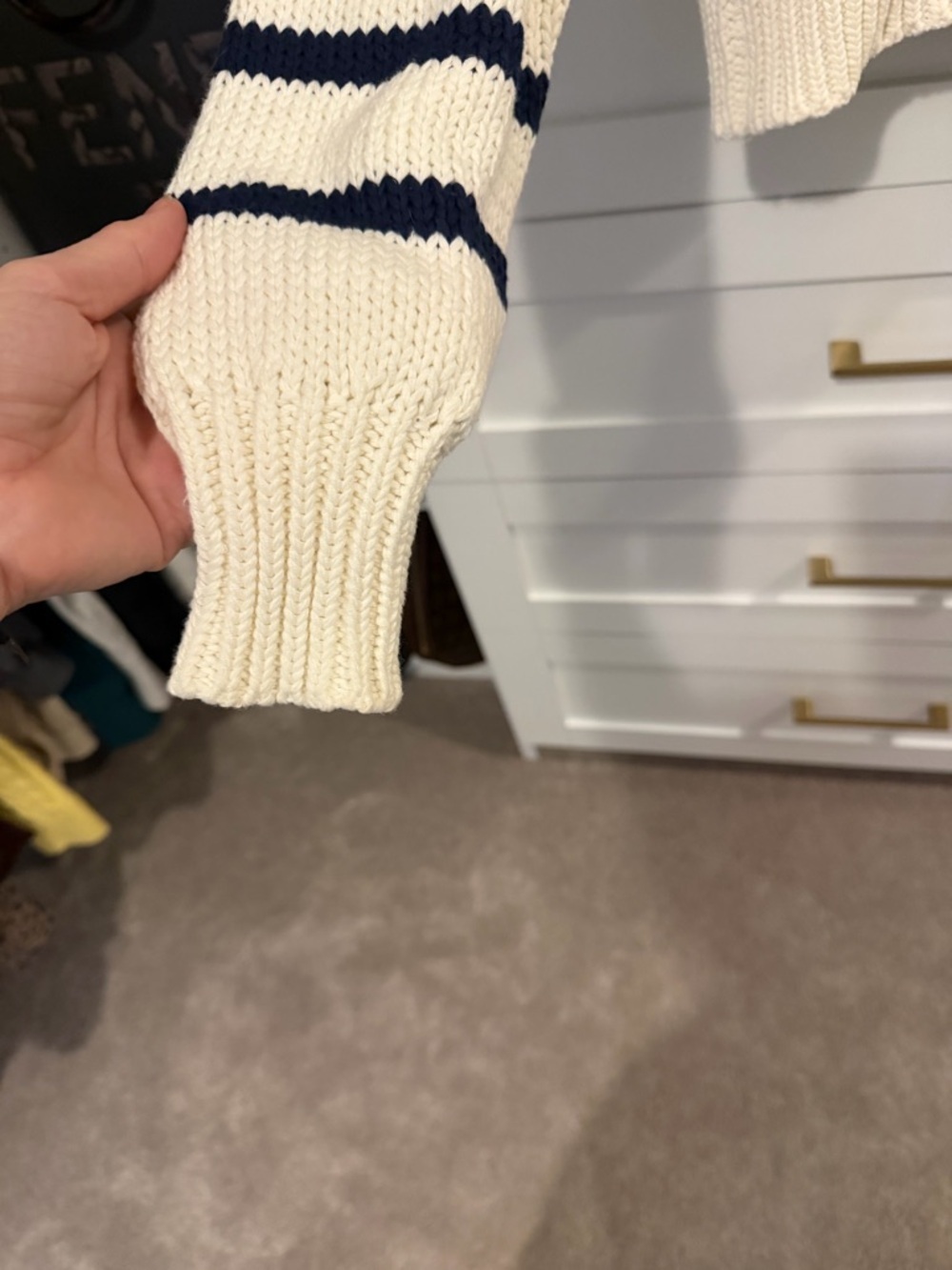 En Saison Helena Striped Boat Neck Sweater - Picture 7 of 9